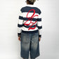 Long Sleeve Polo Shirt - Navy