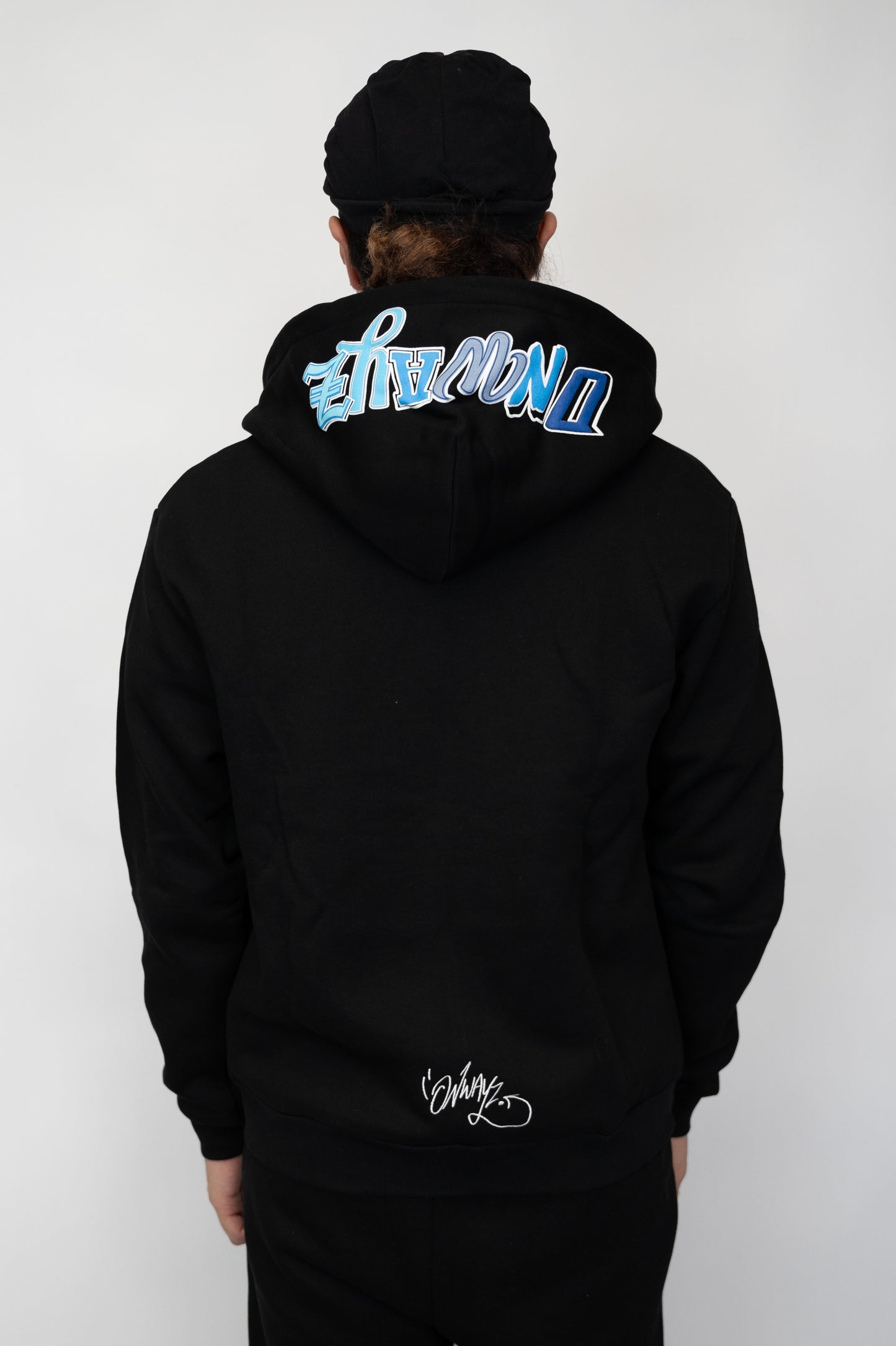 Ice Zip Hoodie - Black