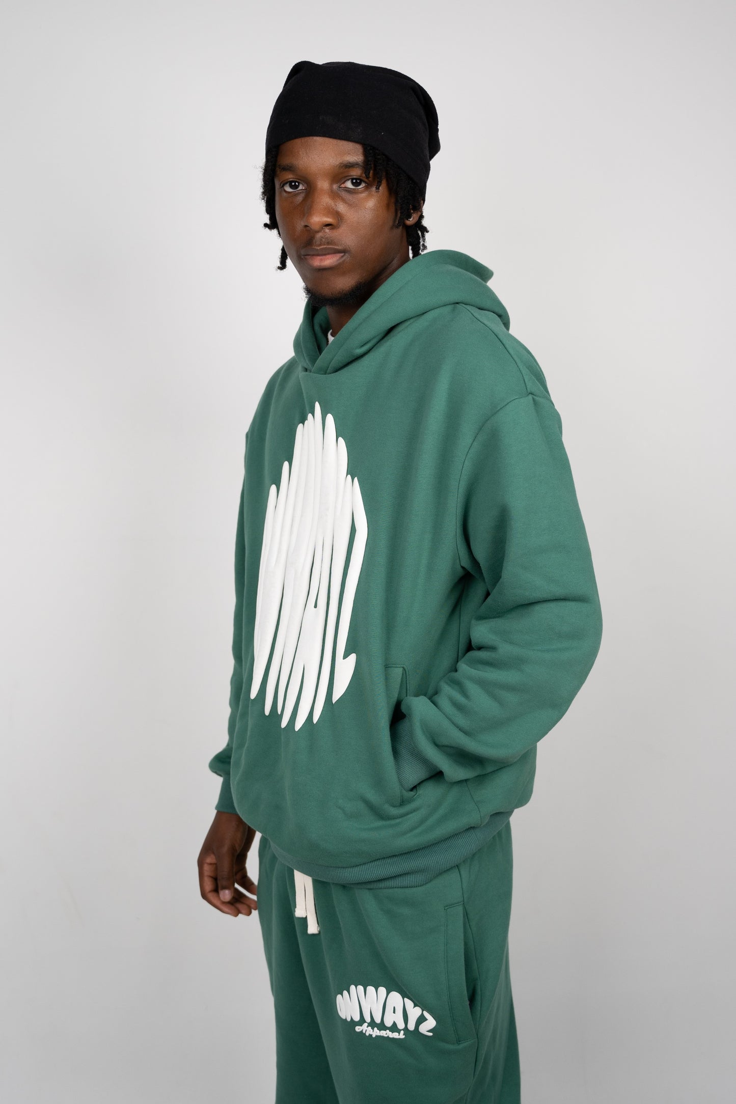 Puff Hoodie - Green