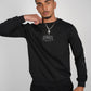 Arrow Script Crewneck - Triple Black