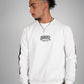 Arrow Script Crewneck - White