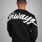 Arrow Script Crewneck - Black and White