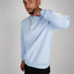 Arrow Script Crewneck - Baby Blue