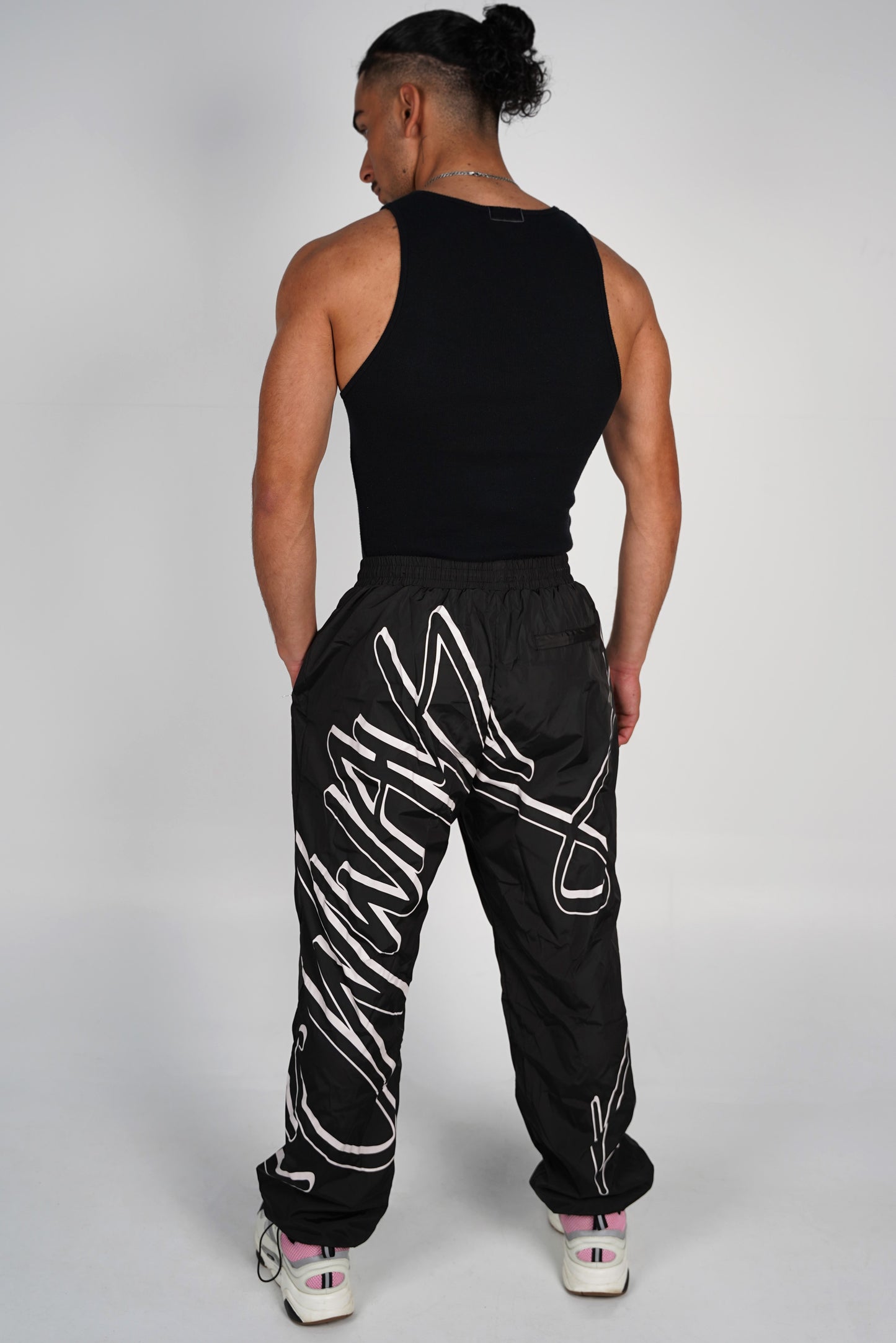 Graffiti Nylon Sweatpants