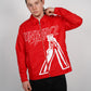 Cellular Zip Jacket - Red