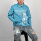 Cellular Zip Jacket - Blue