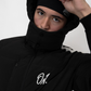 Arrow Puffer Jacket - Black