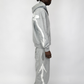 Arrow Script Zip Hoodie - Grey