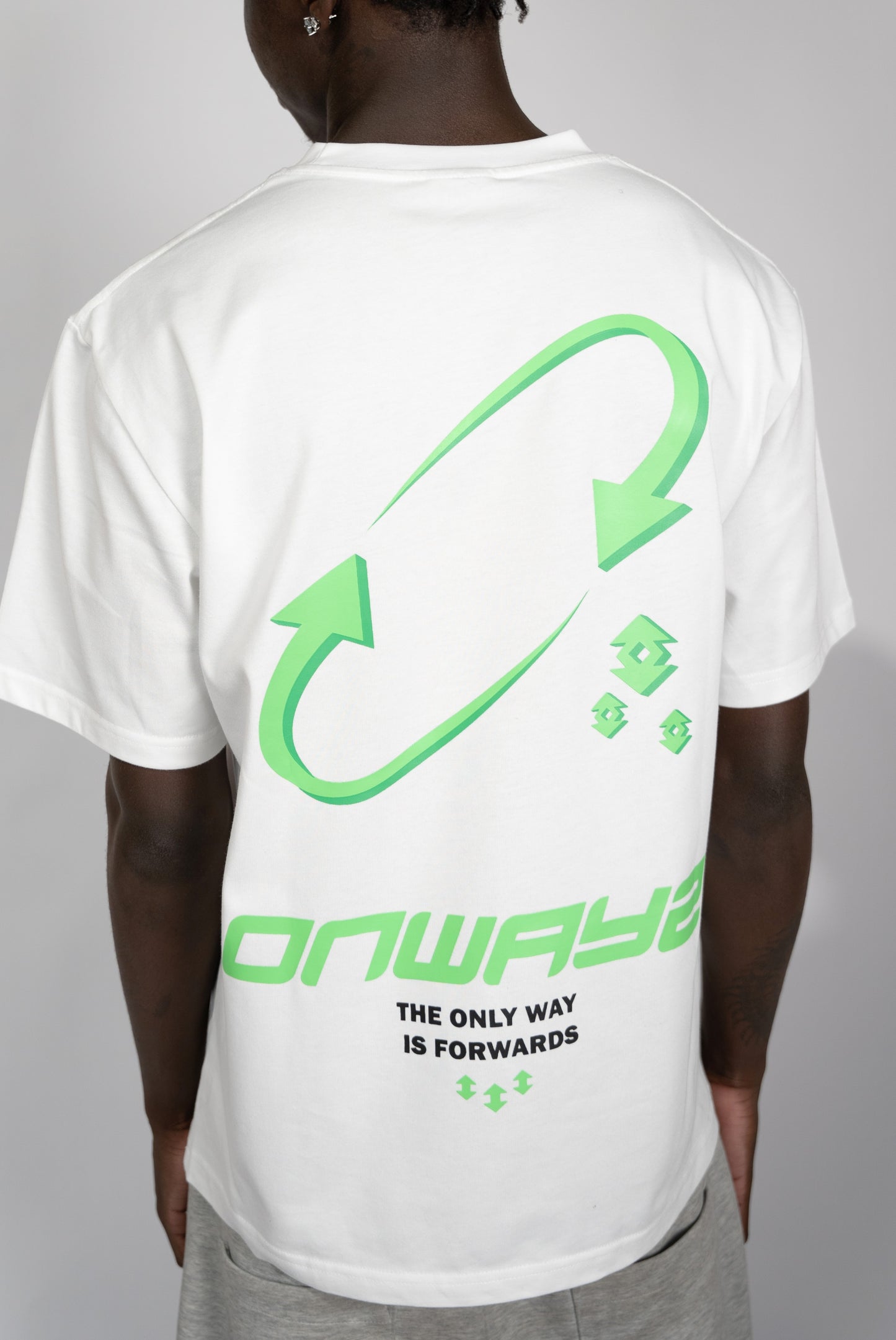 Motion T Shirt - White Green