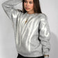 Fluff Knit Crewneck - Grey