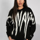 Fluff Knit Crewneck - Black