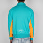 Quarter Zip Sweater - Teal and Orange