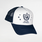 Crest Trucker Cap - Navy