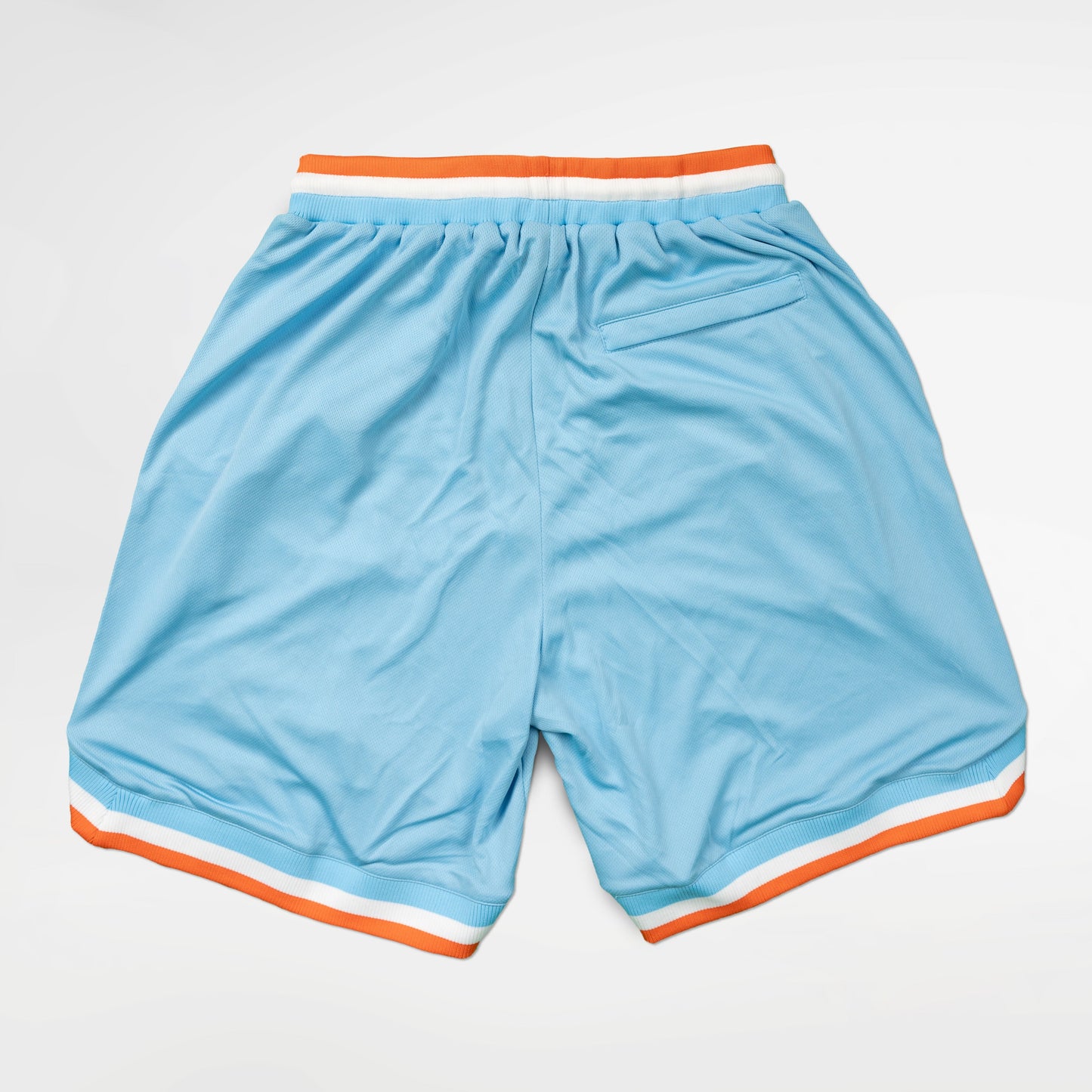 Graffiti Logo Basketball Shorts - Blue