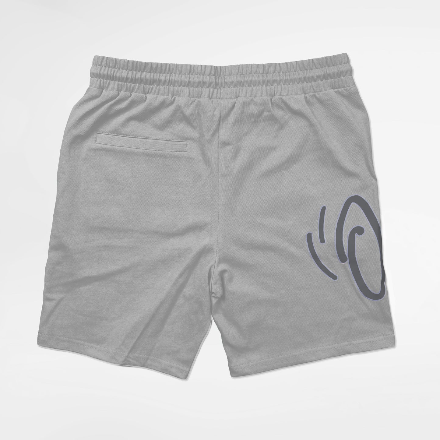 Signature Script Shorts - Grey