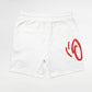 Signature Script Shorts - White Red