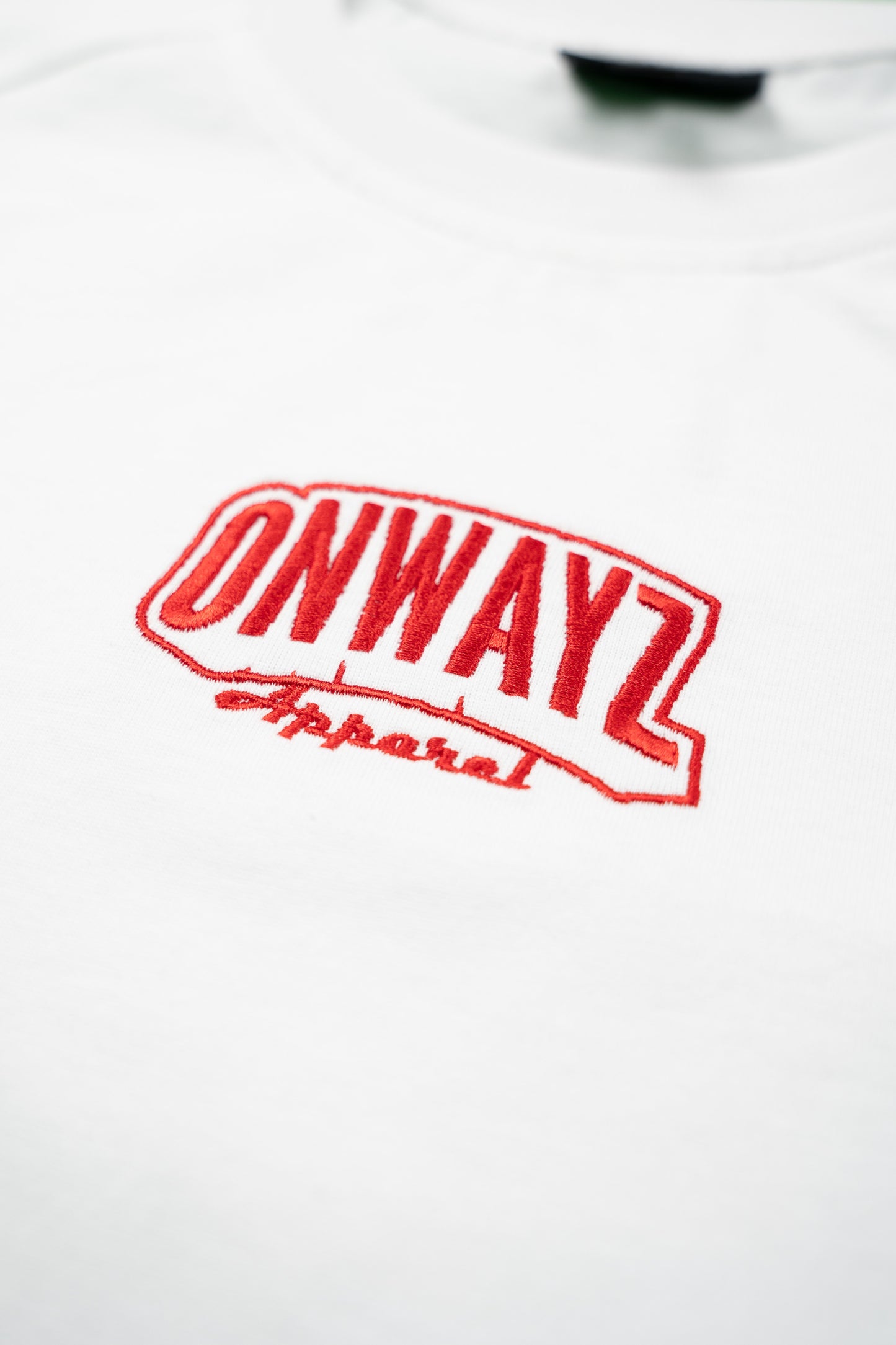 Signature Script T shirt - White Red