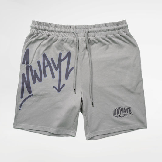 Signature Script Shorts - Grey