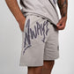 Signature Script Shorts - Grey