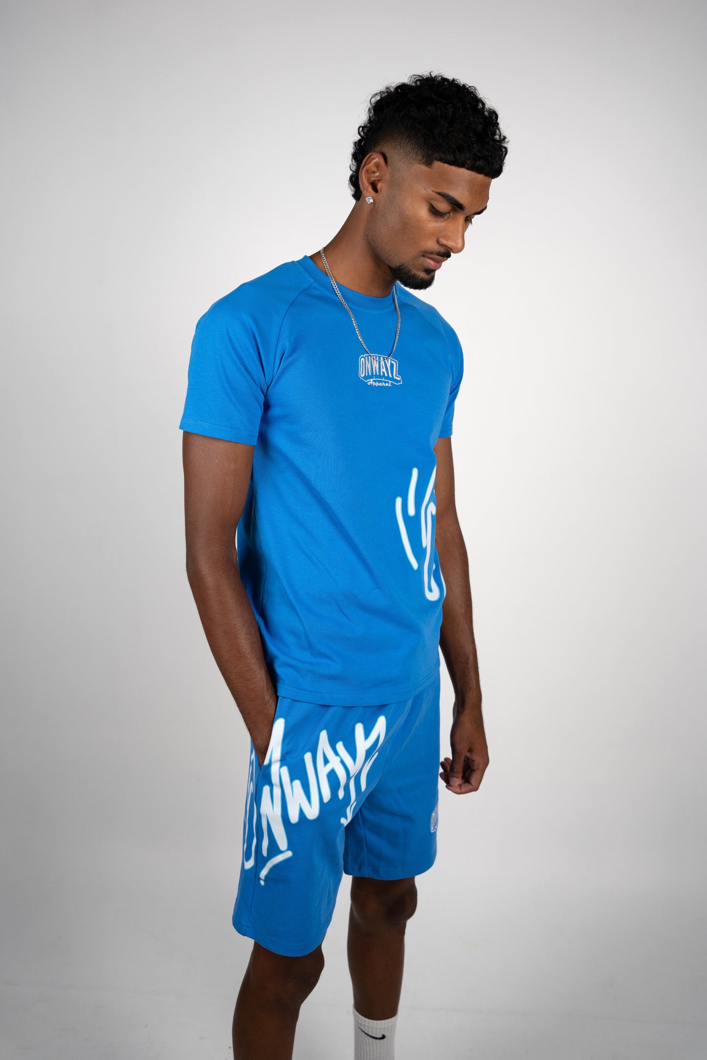 Signature Script T shirt - Blue