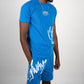 Signature Script Shorts - Blue