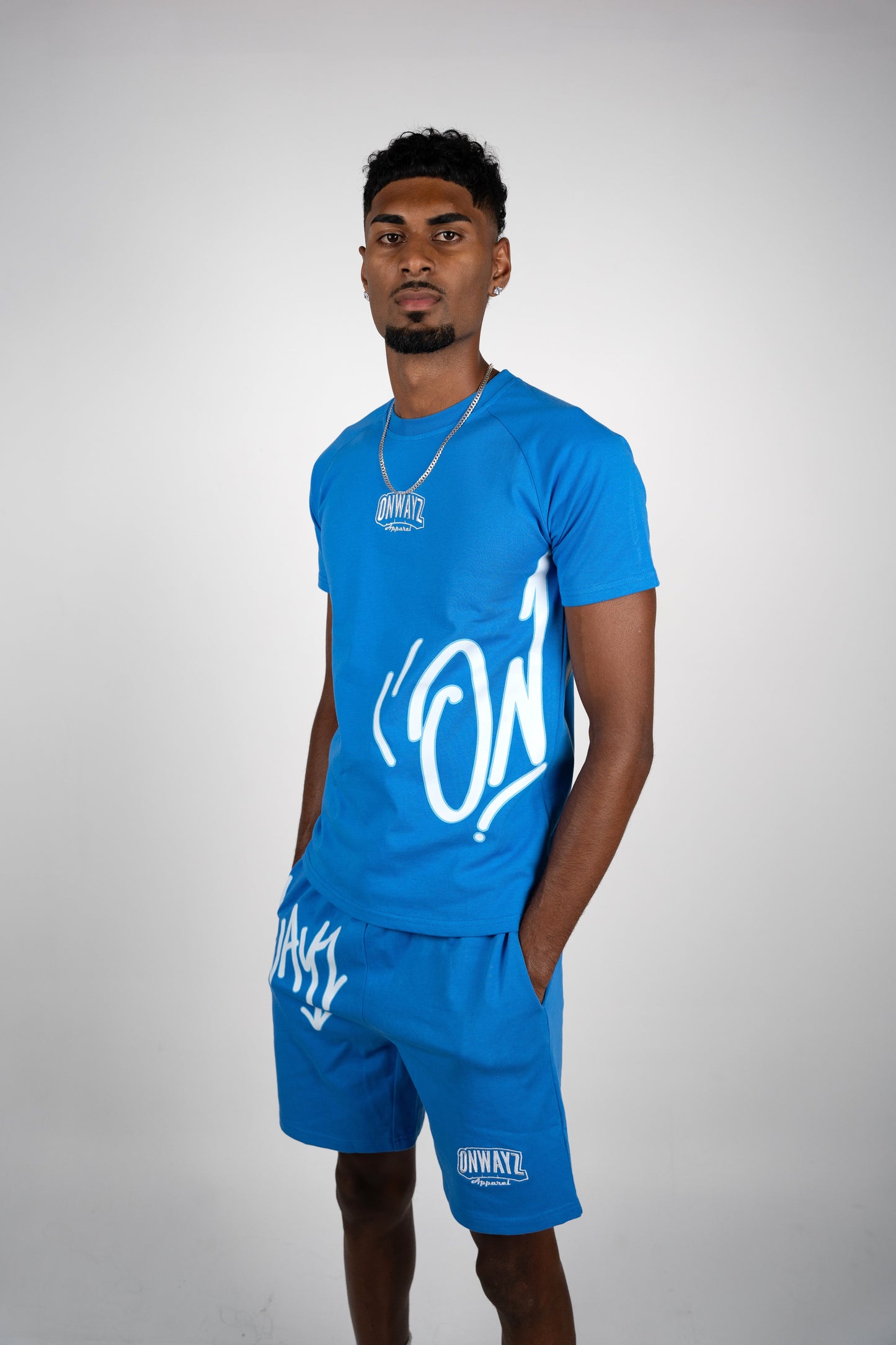 Signature Script T shirt - Blue