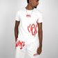 Signature Script T shirt - White Red