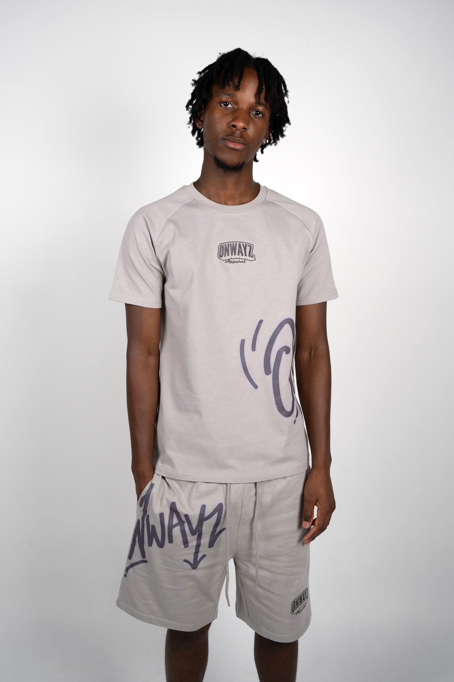 Signature Script T shirt - Grey