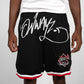 Graffiti Logo Basketball Shorts - Black