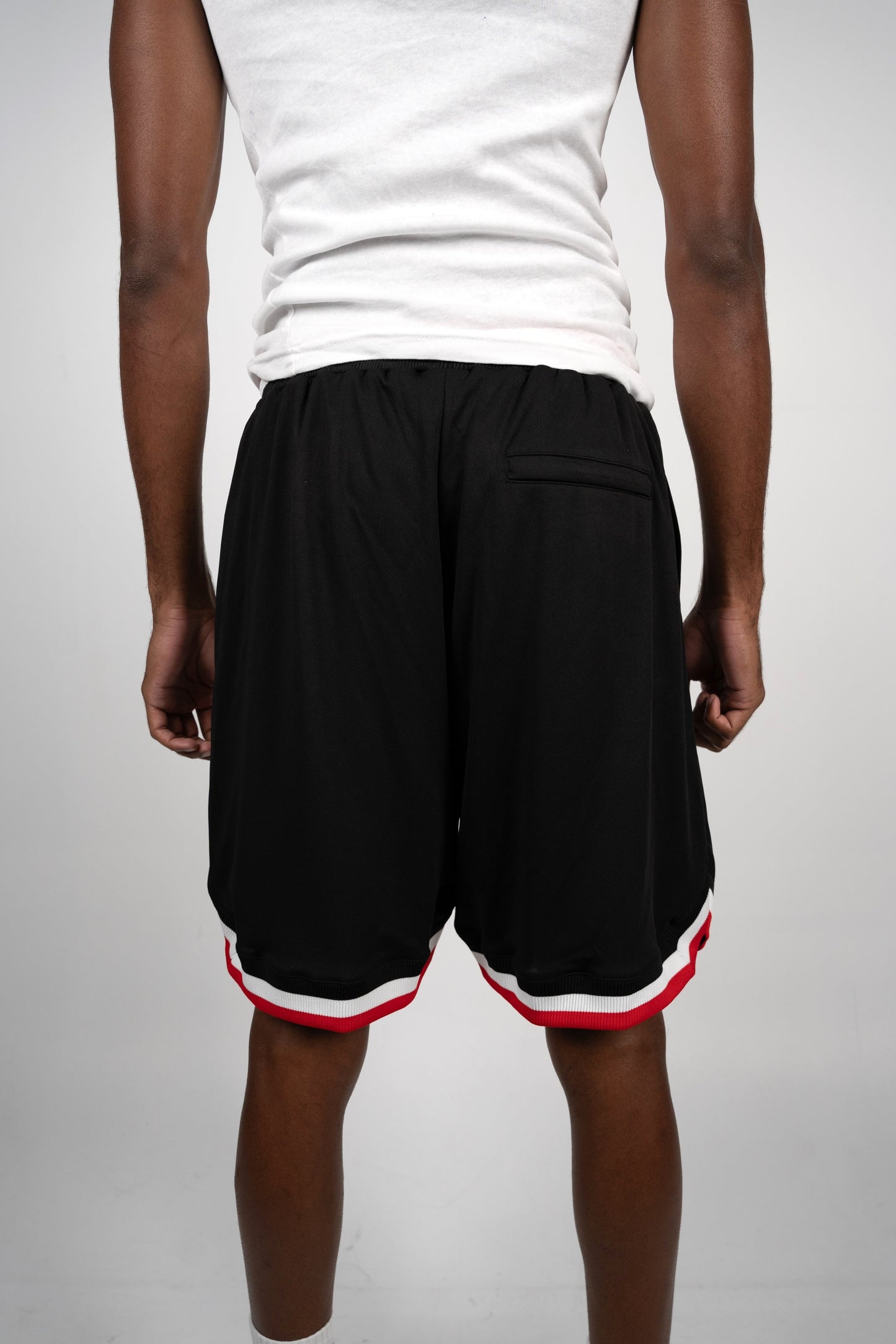 Graffiti Logo Basketball Shorts - Black