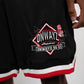 Graffiti Logo Basketball Shorts - Black