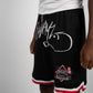 Graffiti Logo Basketball Shorts - Black