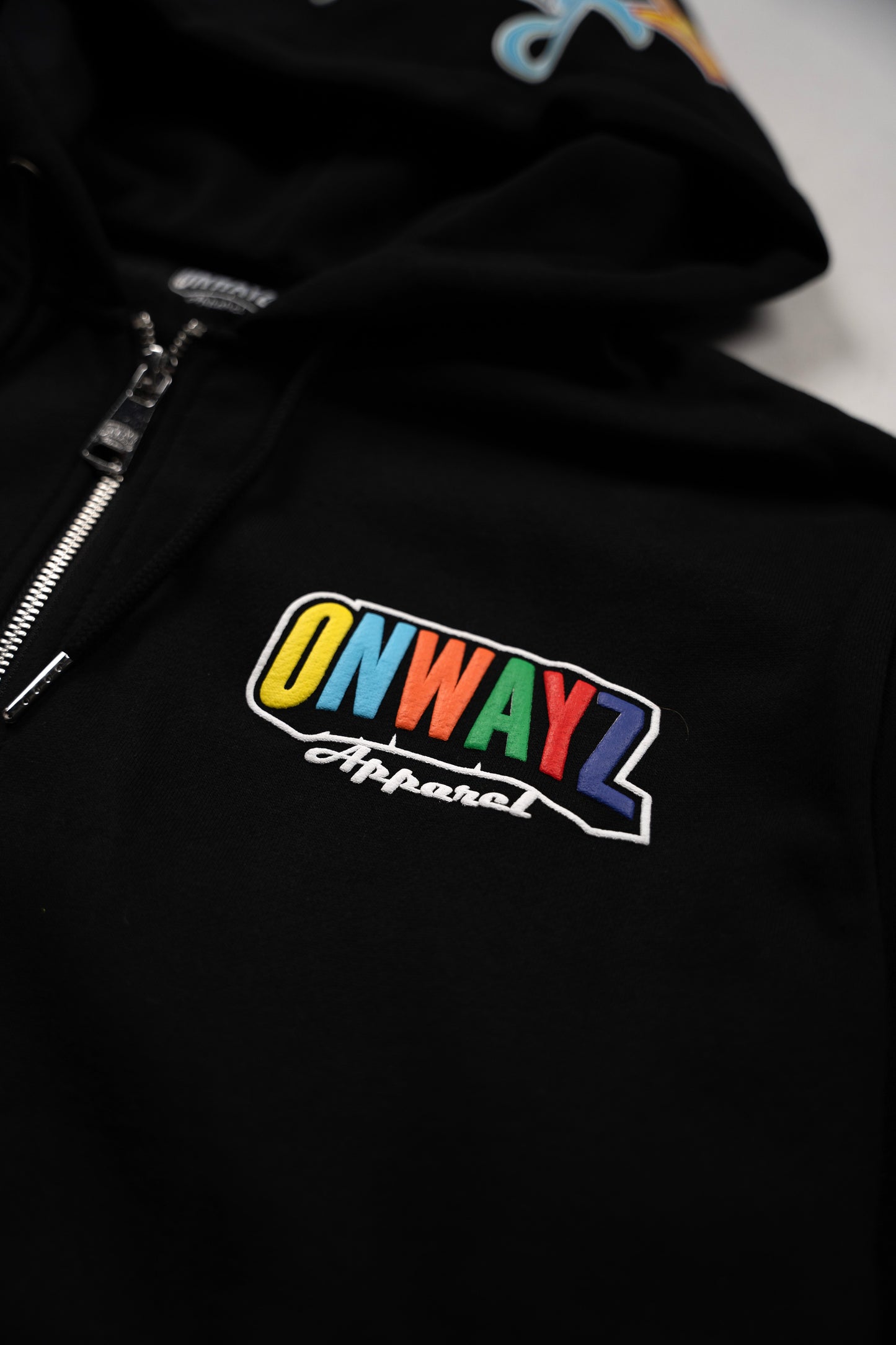 Candy Zip Hoodie - Black