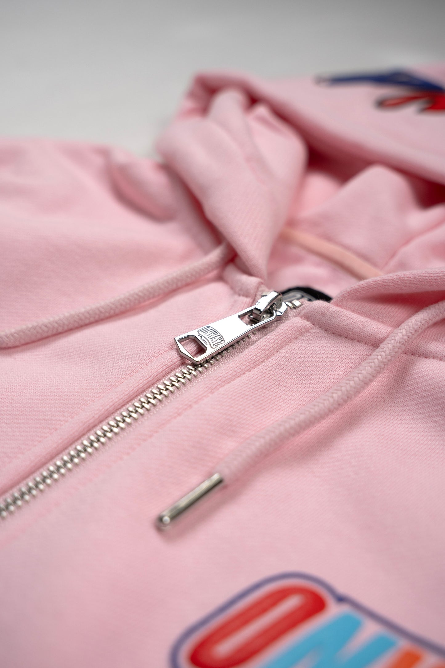 Candy Zip Hoodie - Pink