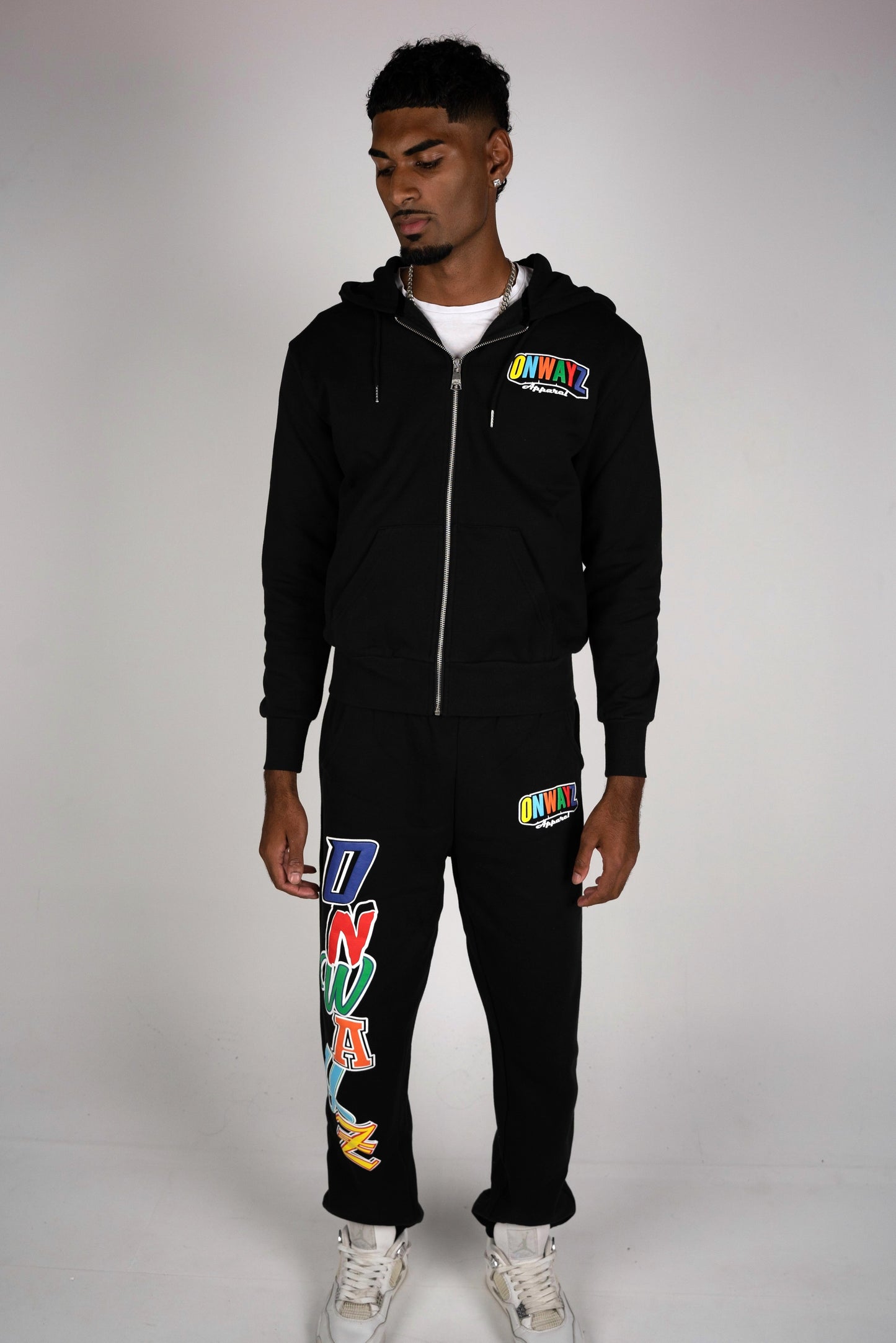 Candy Zip Hoodie - Black