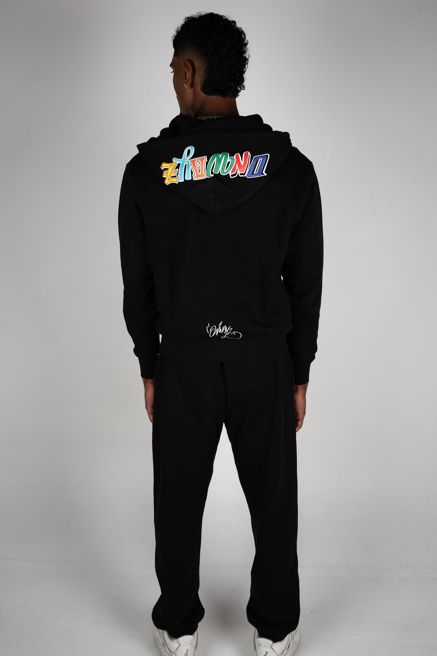 Candy Zip Hoodie - Black