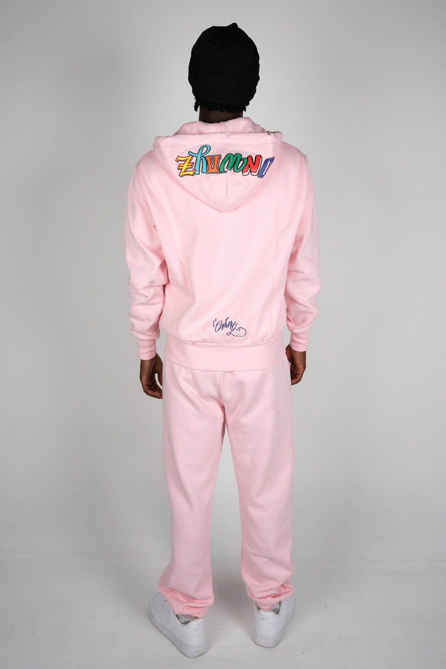 Candy Zip Hoodie - Pink