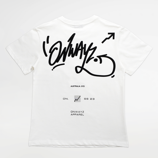 Graffiti Logo T-Shirt - White