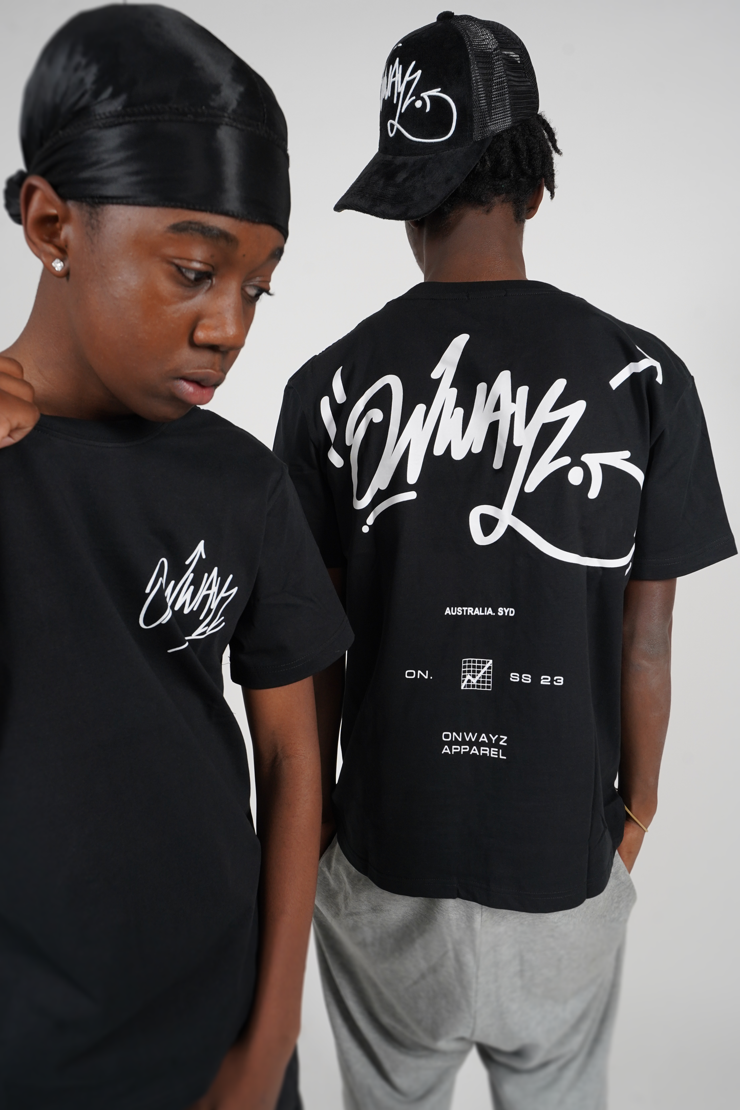 Graffiti Logo T-Shirt - Black