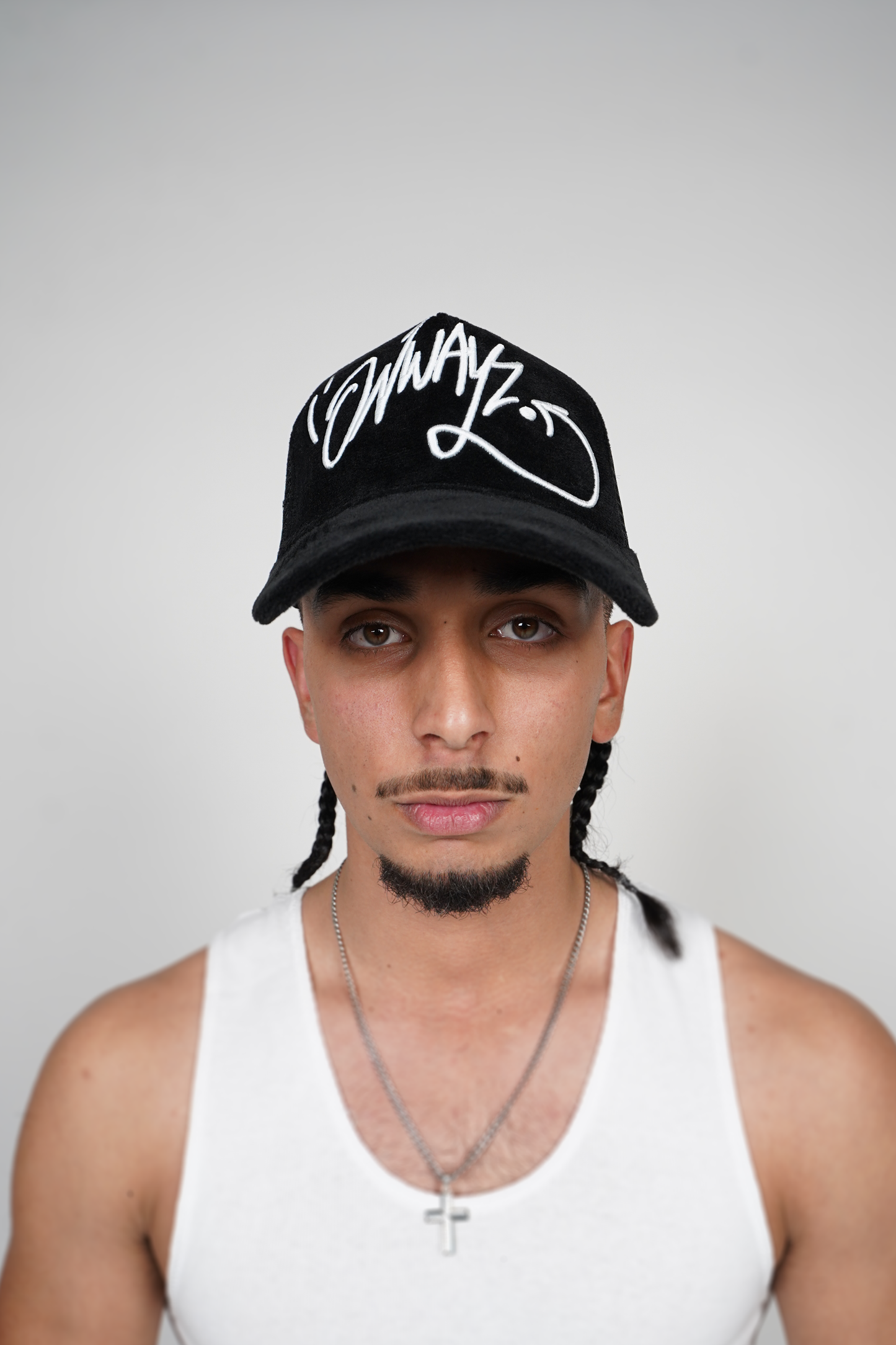 Velvet Trucker Cap - Black