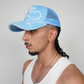 Velvet Trucker Cap- Blue