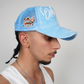 Velvet Trucker Cap- Blue