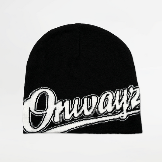 Reversible Beanie - Black / Yellow
